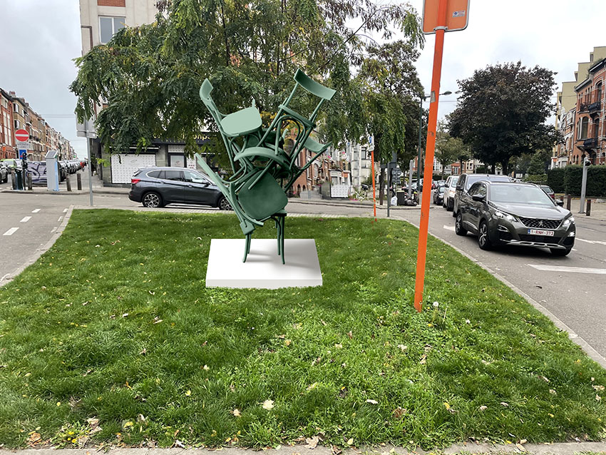 projet sculpture publique bronze